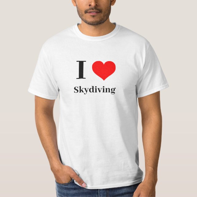 Camiseta Camisas - Corazón del Skydiving (Anverso)