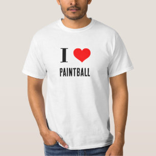 Camiseta Camisas - Corazón paintball