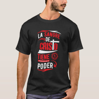 Camiseta Camisas Cristianas La Sangre de Cristo Jesús Sal