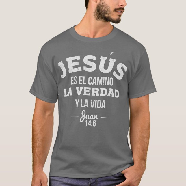 Camiseta Camisas Cristianas sobre Jesús Cristiano (Anverso)