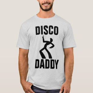CAMISETA CAMISAS DAD DISCO 1970S PAPÁ