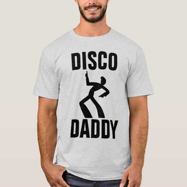CAMISETA CAMISAS DAD DISCO 1970S PAPÁ (Anverso)