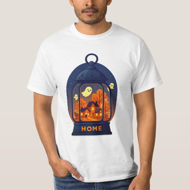 Camiseta Camisas de Acción de Gracias de la Lantern de otoñ (Anverso)