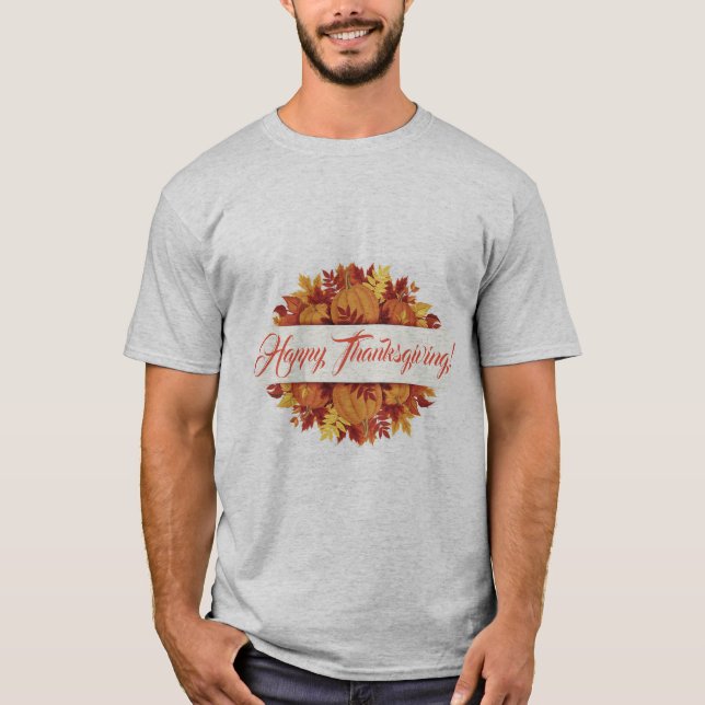 Camiseta Camisas de agradecimiento/camiseta masculina (Anverso)