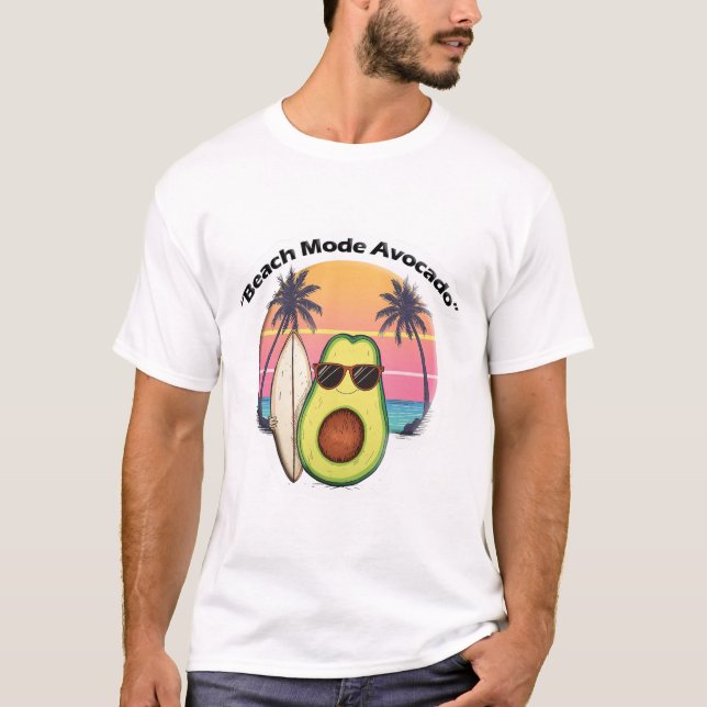 Camiseta Camisas de aguacate para surf Guay - Verano divert (Anverso)