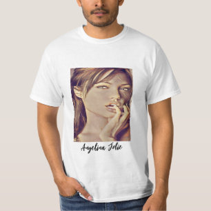 Camiseta Camisas de Angelina Jolie