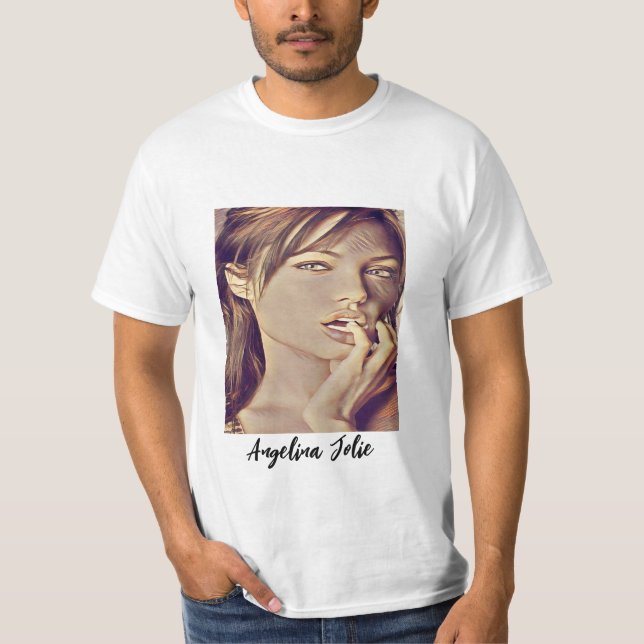Camiseta Camisas de Angelina Jolie (Anverso)