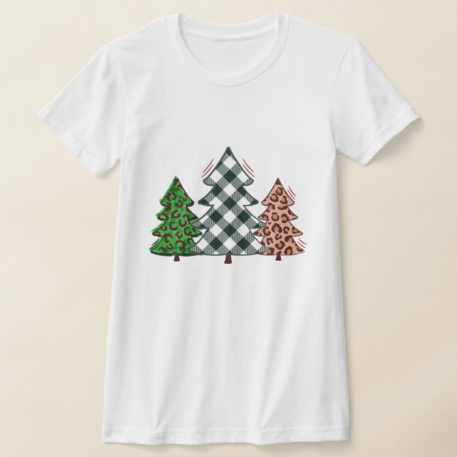 Camiseta Camisas de Árbol de Navidad de marca roja - ¡Tee d (Distribución)
