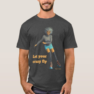 Camiseta Camisas de arte por la fantasía de una mujer extra