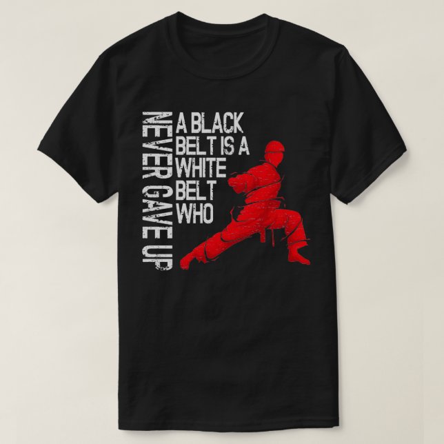 Camiseta Camisas de artes marciales Taekwondo Karate Un cin (Diseño del anverso)