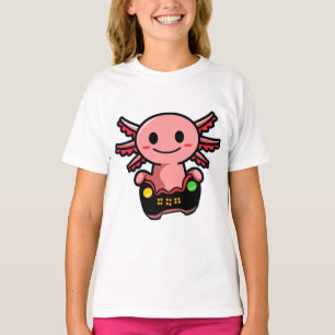 Camiseta Camisas de Axolotl para juegos
