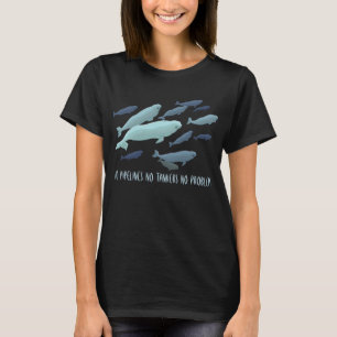 Camiseta Camisas de ballena bisabuelas orgánicas Beluga par