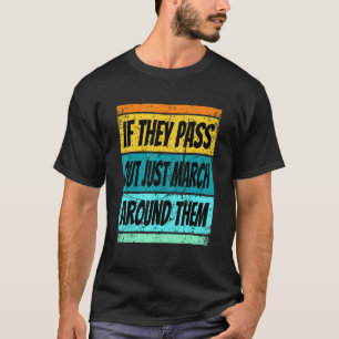 Camiseta Camisas de Banda Retro Salen A Los Hombres De Camp