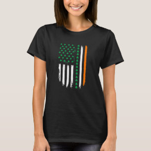 Camiseta Camisas de bandera irlandesa norteamericana St. Pa