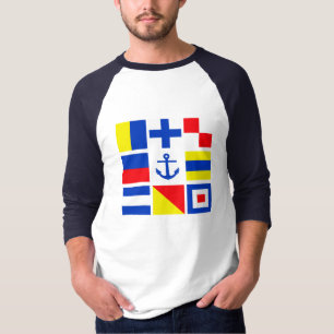 Camiseta Camisas de banderas marítimas - elegir estilo y co