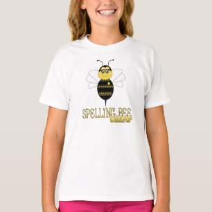 Camiseta Camisas de Bee Champ de ortografía