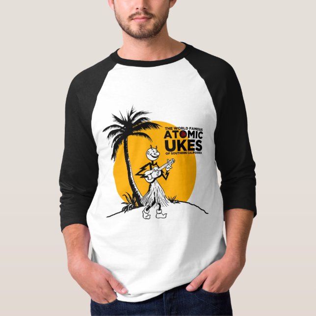 Camiseta Camisas de béisbol Atómico Ukes - Clásico (Anverso)