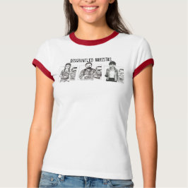 Camiseta Camisas de béisbol de Barista descontentas