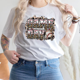 Camiseta Camisas de béisbol de Día de Juego, béisbol