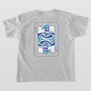 Camiseta Camisas de Béisbol Juvenil Rey de Diamantes