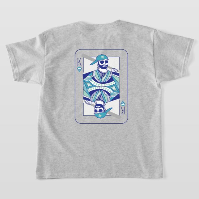 Camiseta Camisas de Béisbol Juvenil Rey de Diamantes (Distribución Reverso )