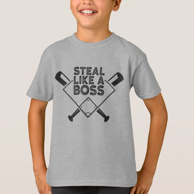 Camiseta Camisas de béisbol para niños (Anverso)