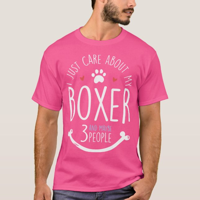 Camiseta Camisas De Boxer Para Mujeres Chicas Y Amantes Del (Anverso)