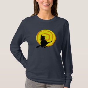 Camiseta Camisas de Bruja y Luna de Halloween
