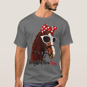Camiseta Camisas De Caballo Toroughbred Horse Mom Ba