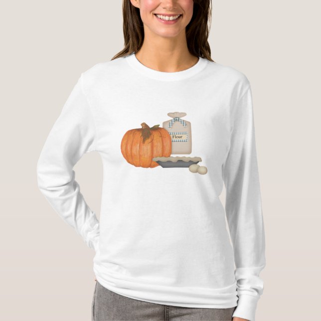 Camiseta Camisas de calabaza de baño (Anverso)