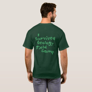 Camiseta Camisas de campo geológico (retroimpresión)