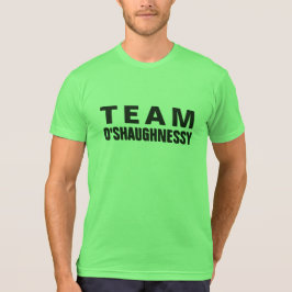 Camiseta Camisas de combate Team o'shaugnessy boxeo de neón