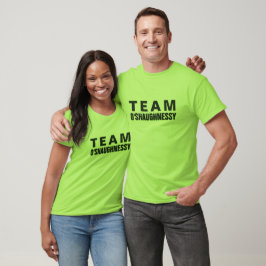 Camiseta Camisas de combate Team o'shaugnessy boxeo de neón