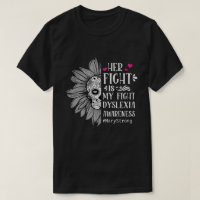 Camisas de concientización para dislexia personali