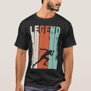 Camiseta Camisas De Corrido De Sprint Vintage Para Atleta D