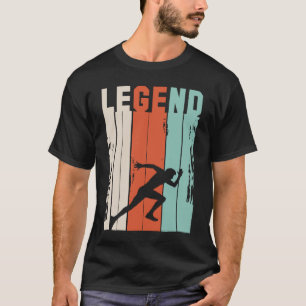 Camiseta Camisas De Corrido De Sprint Vintage Para Atleta D
