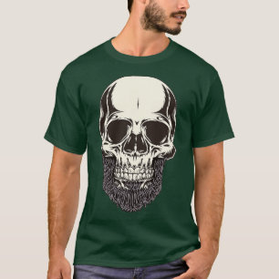 Camiseta Camisas de cráneo con barba