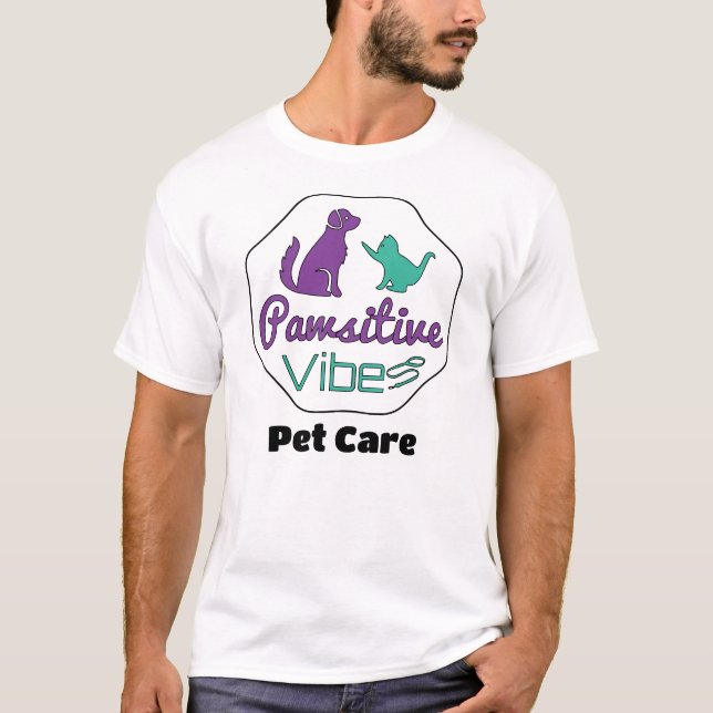 Camiseta Camisas de cuidado de mascotas con vibración (Anverso)