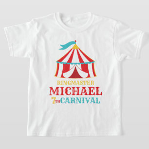 Camiseta Camisas de cumpleaños del Carnaval de las Tiendas 