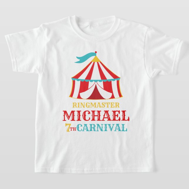 Camiseta Camisas de cumpleaños del Carnaval de las Tiendas  (Distribución)