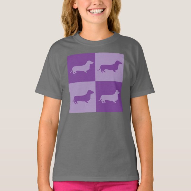 Camiseta Camisas de Dachshund (Anverso)
