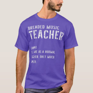 Camiseta Camisas de definición de profesores de música de c