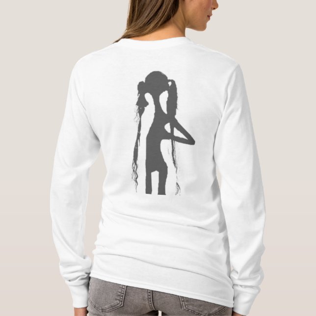 Camiseta Camisas de desmontaje de fondo de un canva (Reverso)