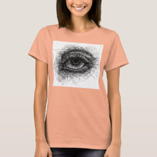 Camiseta Camisas de dibujo ocular