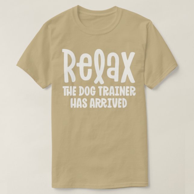 Camiseta Camisas de entrenamiento de perros de servicio Rel (Diseño del anverso)