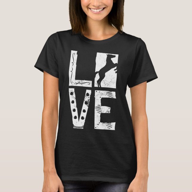 Camiseta Camisas de equitación - Propietario de caballos (Anverso)