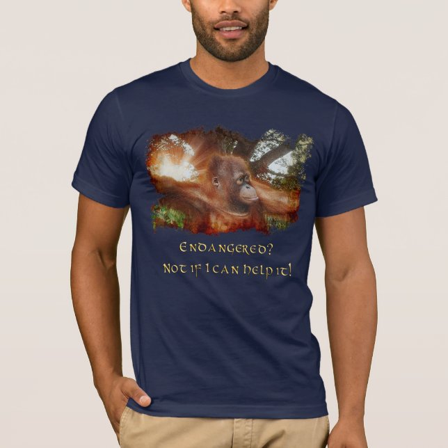 Camiseta Camisas de especies amenazadas por la selva de Ora (Anverso)