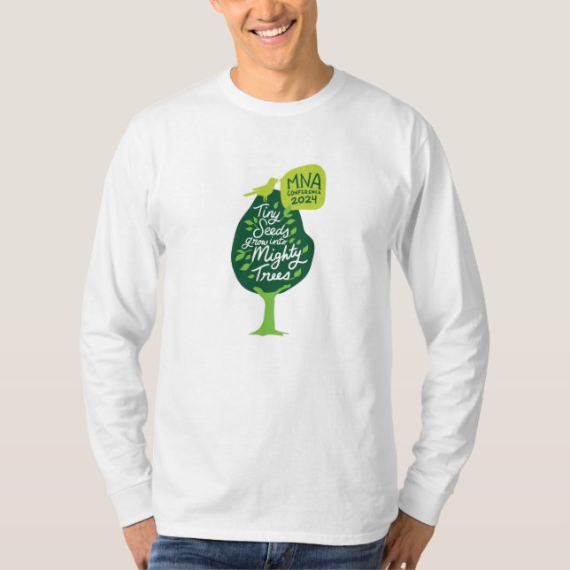 Camiseta Camisas de estilo de los hombres de manga larga -  (Anverso)