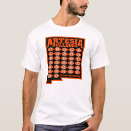 Camiseta Camisas de fútbol de Artesia Bulldog State Champs