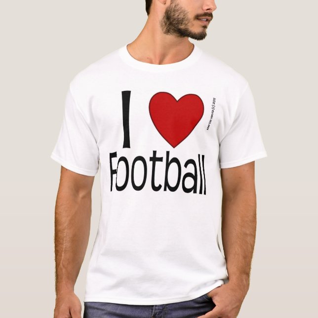 Camiseta Camisas de fútbol de corazón (Anverso)